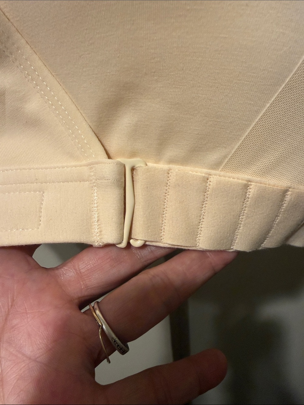 Soft SallyHug Ultimate Comfort Front-Wrap Bra, Nude Wireless Support 2XL - Picture 4 of 7